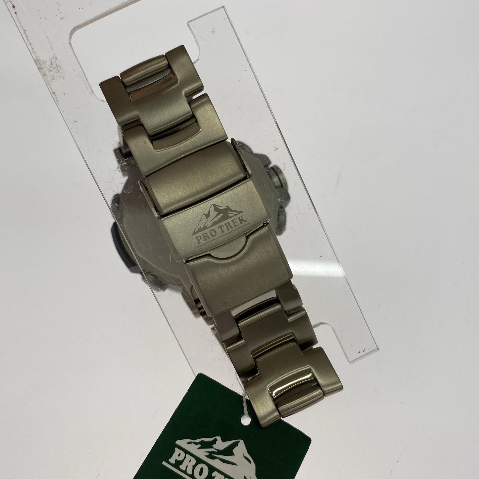 腕時計 CASIO PRO TREK PRW-60T クライマーライン マルチバンド6 腕時計 タフソーラー シルバー