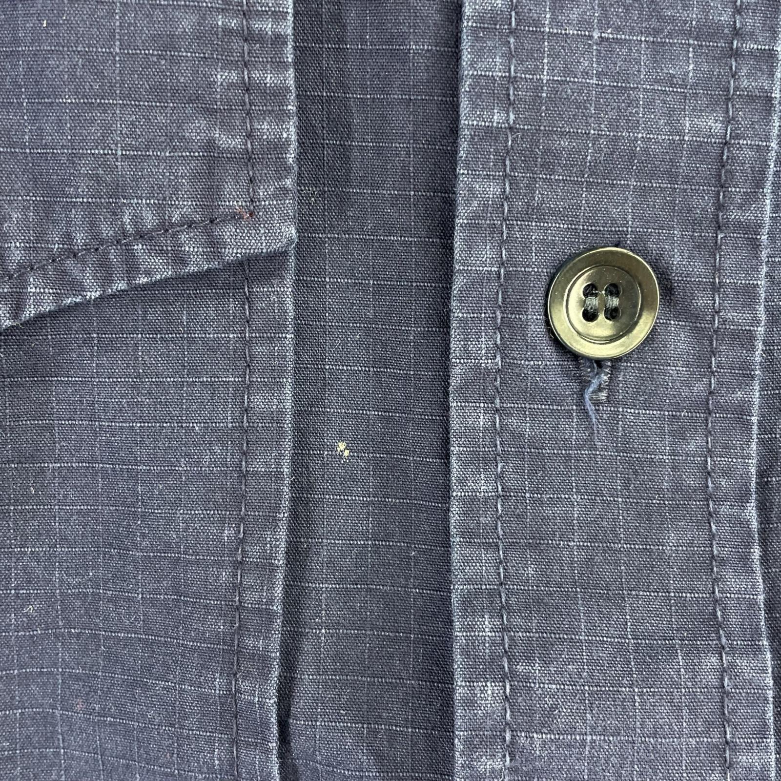 半袖シャツ East Harbour Surplus S/Sリップストップシャツ 46 ネイビー 46 ネイビー