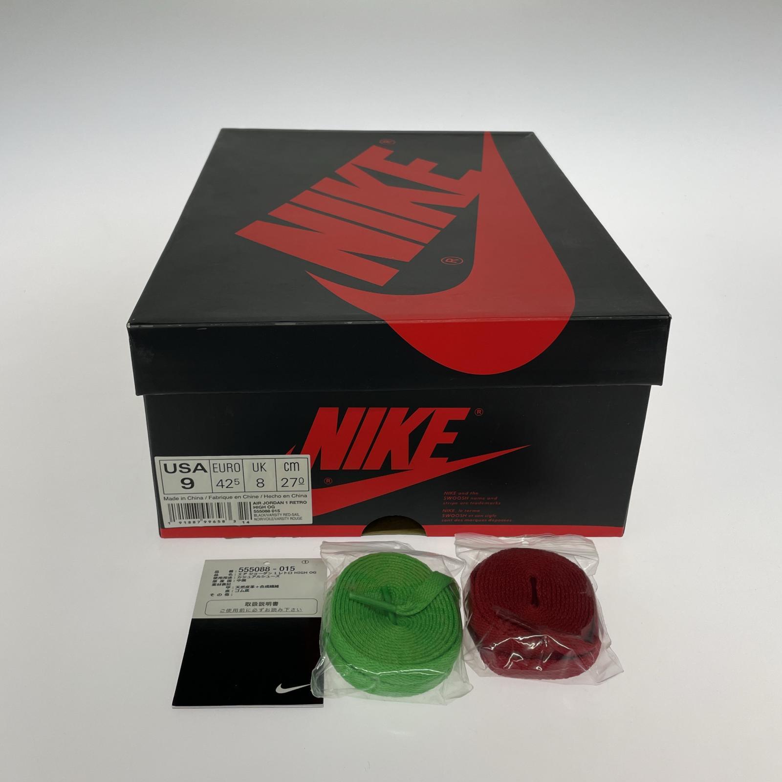 スニーカー 黒/白/Air Jordan 1 RETRO High OG/27cm 27cm (US9 UK8 1/2 EU44)