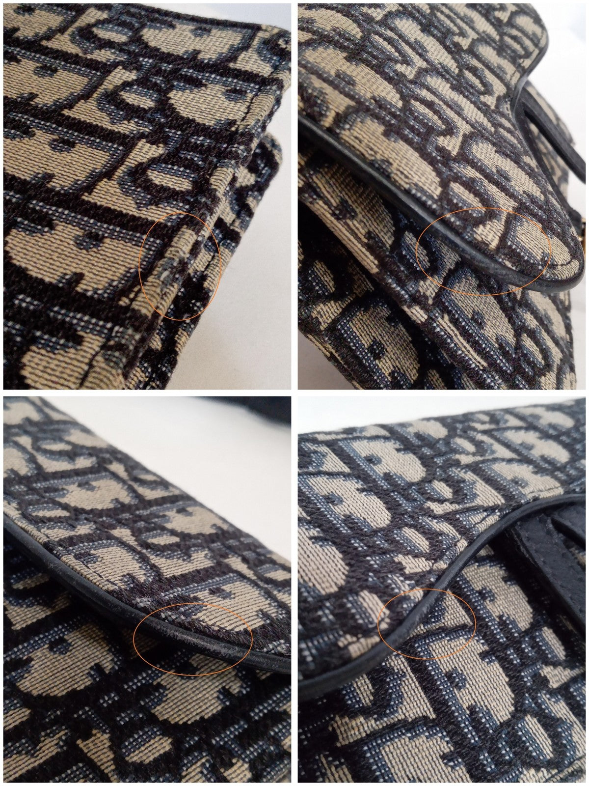 Dior トロッター サドル ポーチ