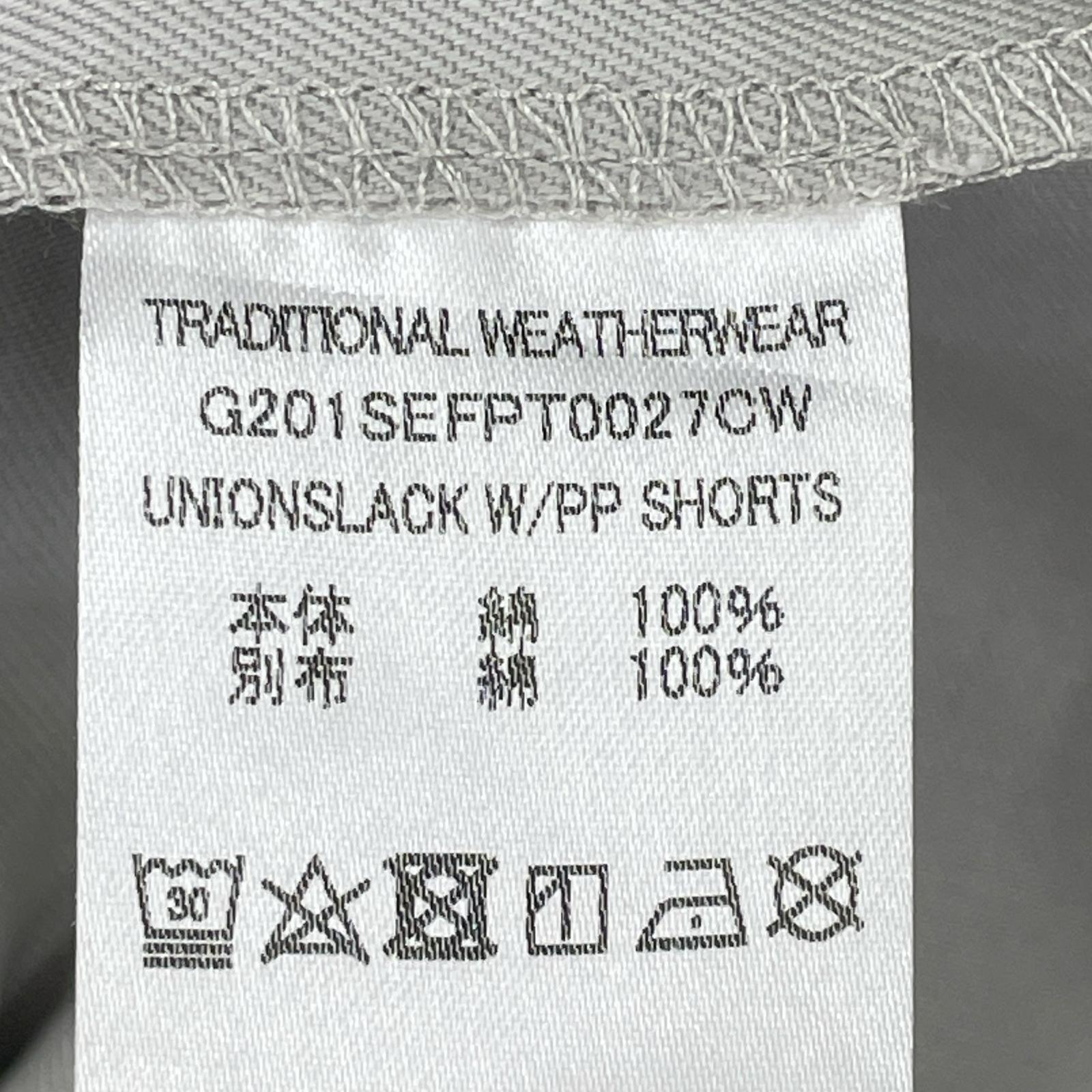ショートパンツ UNIONSLACK ハーフスラックス S G201SEFPT0027CW S グレー