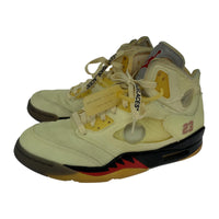 スニーカー ×Off-White Air Jordan 5 Sail 28cm (US10 UK9 1/2 EU46)