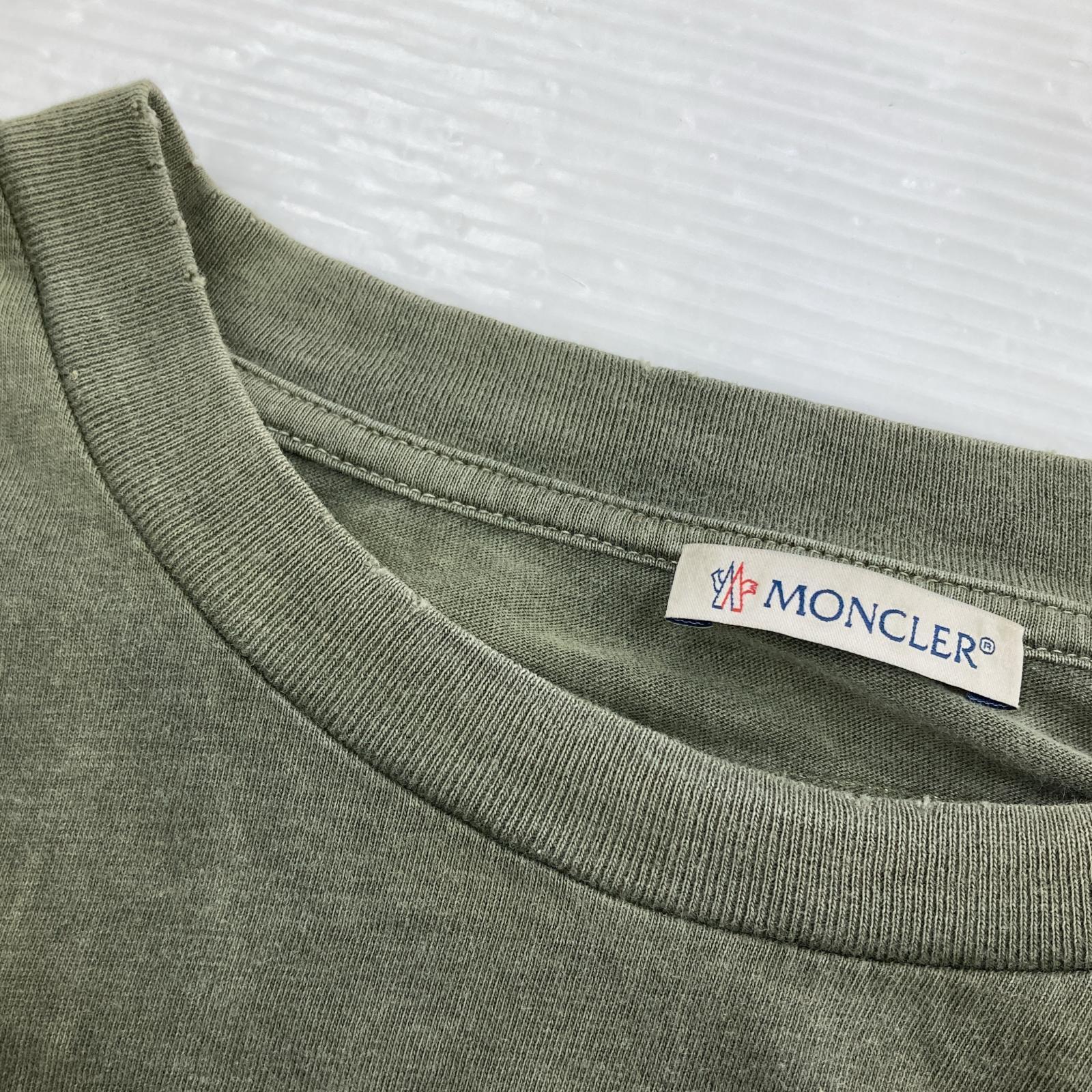 長袖Tシャツ MONCLER MAGLIA GIROCOLLO/XS グリーン