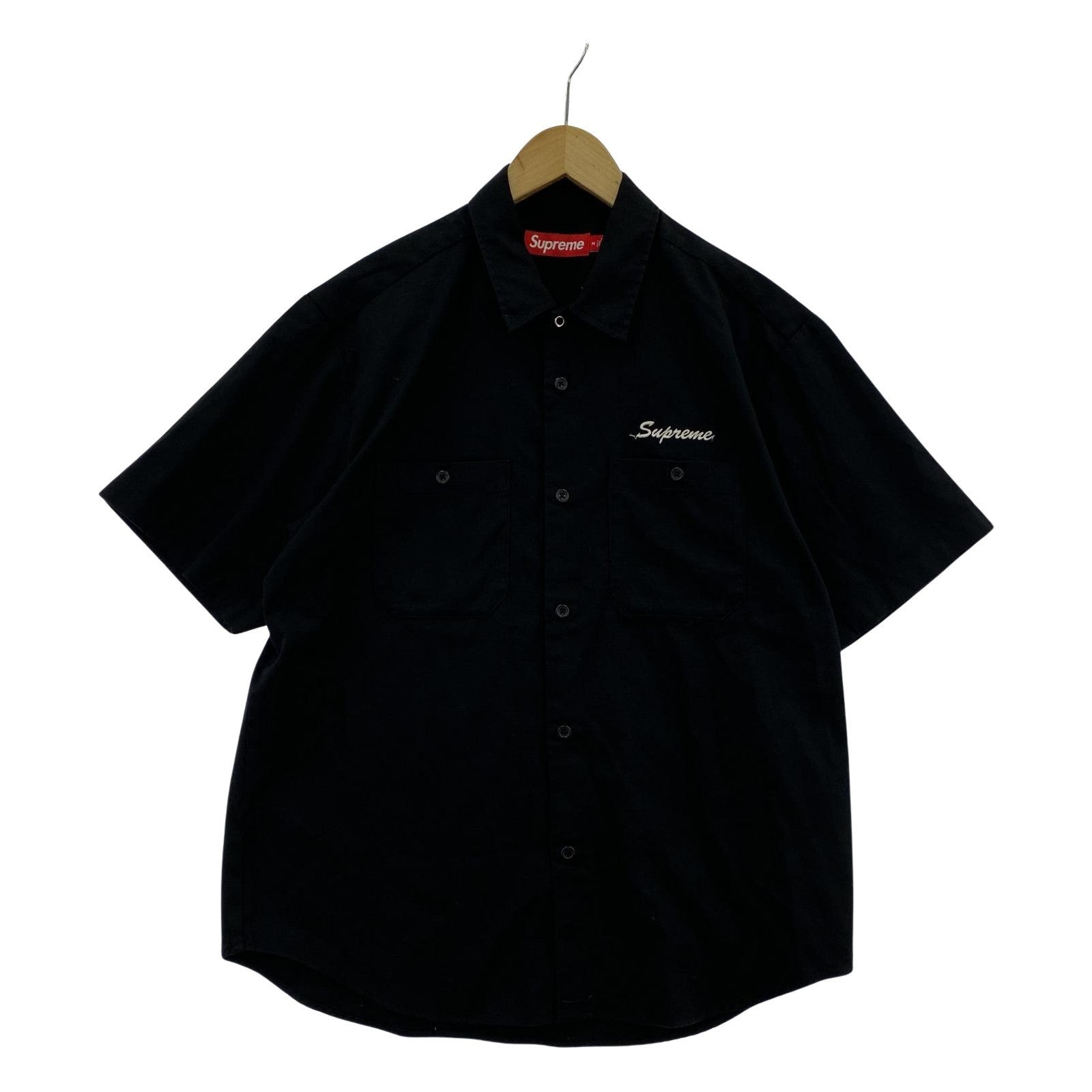 半袖シャツ 24aw aoi eyes S/S work shirt 黒 M M ブラック