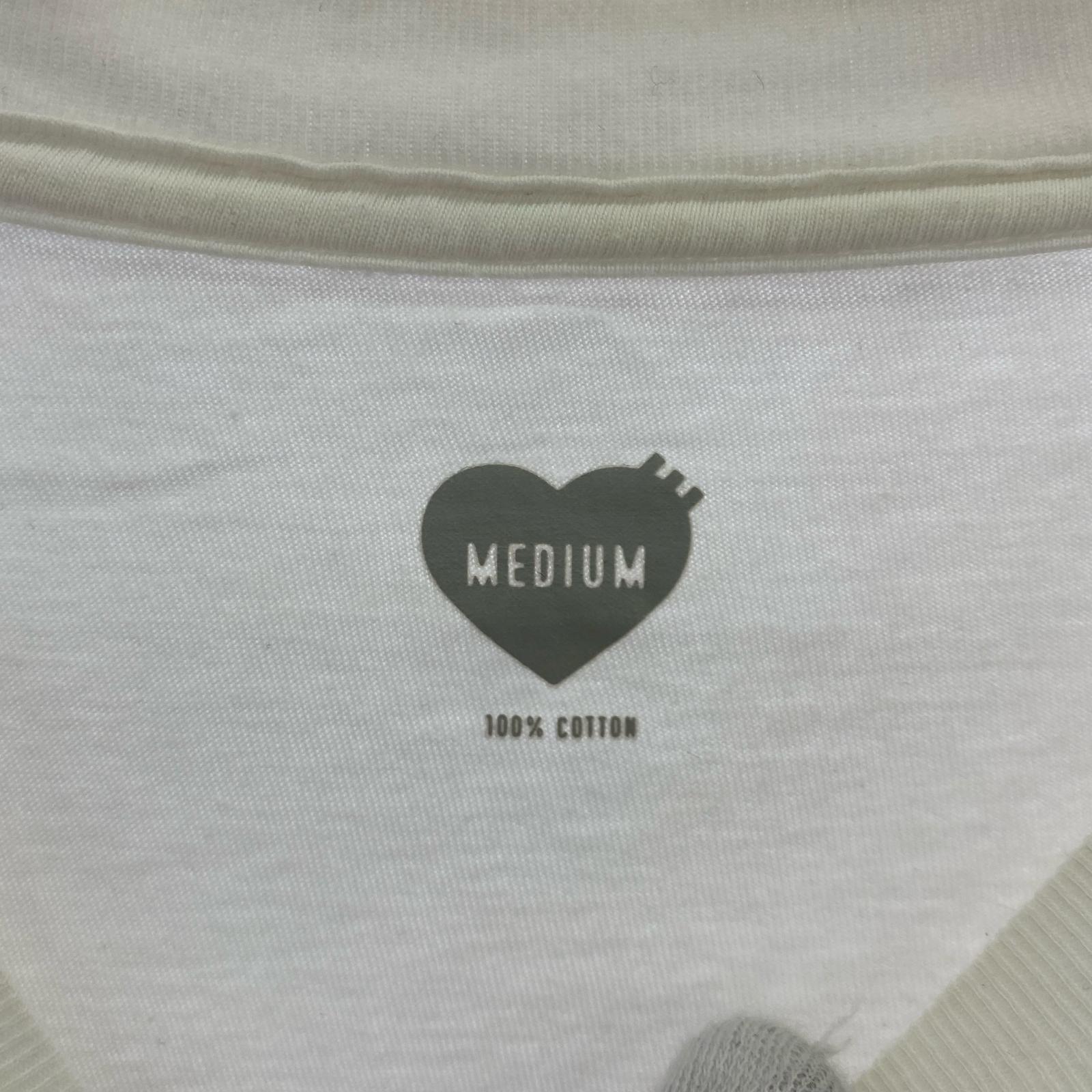 半袖Tシャツ 裾ワンポイント 白(M) M ホワイト