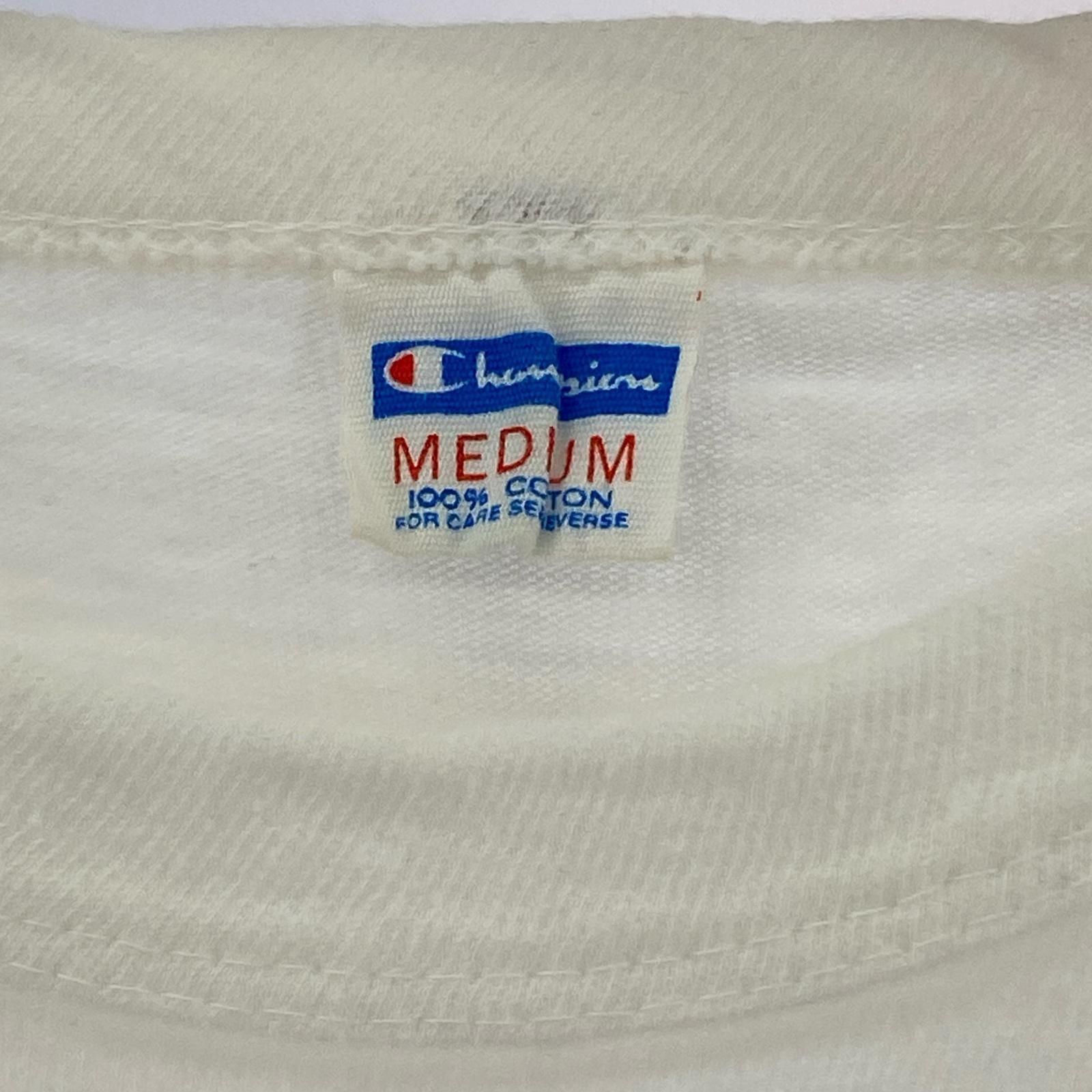 半袖Tシャツ 70s バータグ 2段プリント 白 M M ホワイト