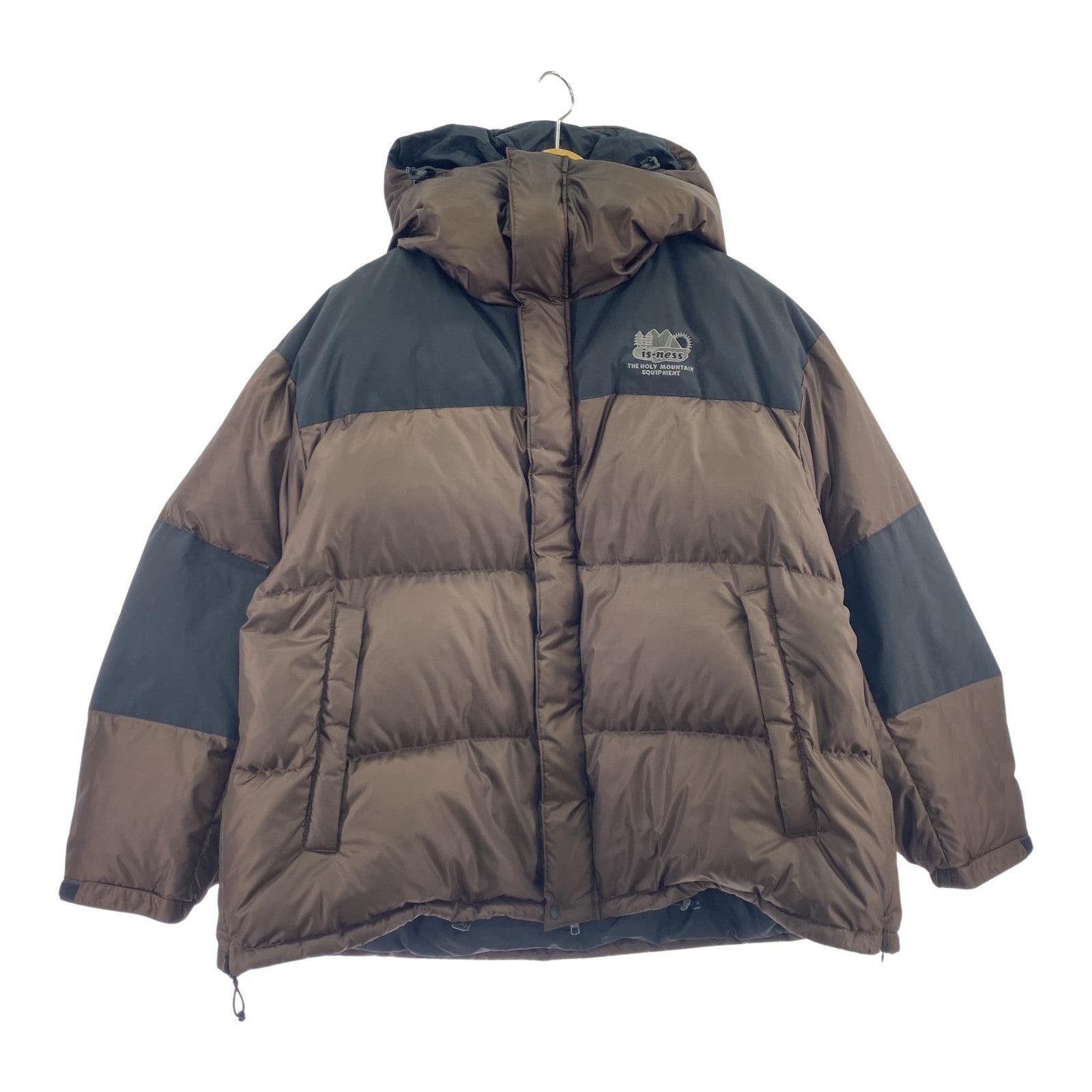 ダウンジャケット is-ness×NANGA FUNCTIONAL DOWN JACKET M ブラウン