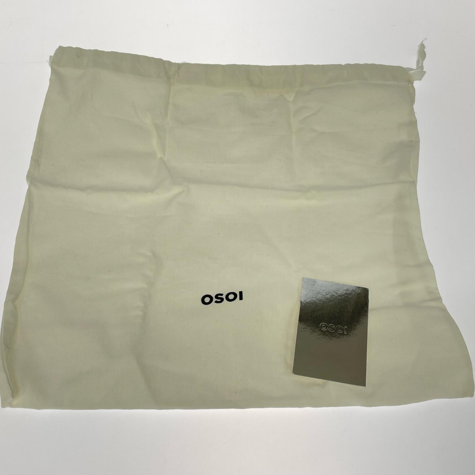 ショルダーバッグ OSOI FOLDER BROT シルバー キズ多