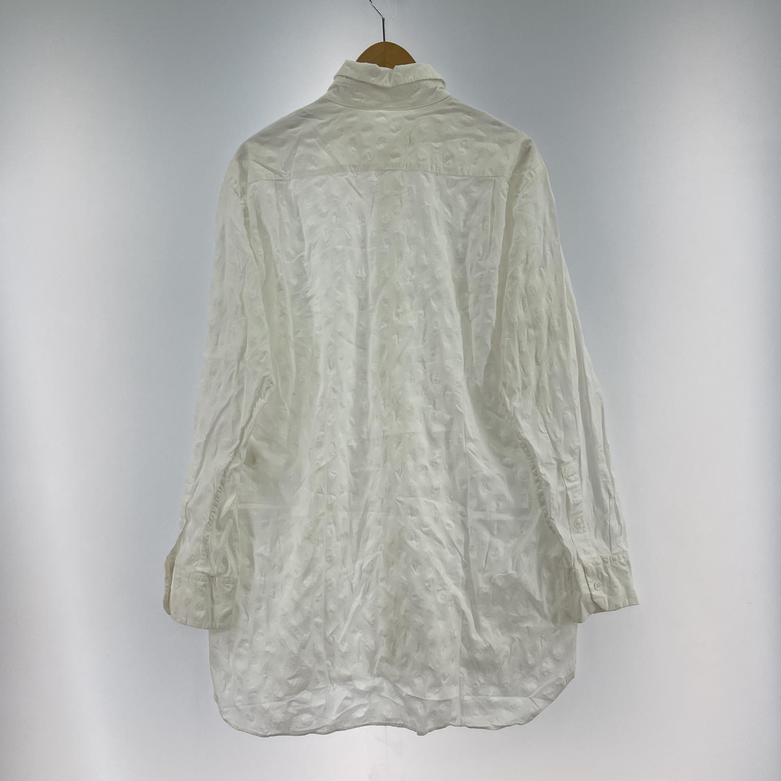 長袖シャツ 18ss ドット LSシャツ S ホワイト S ホワイト