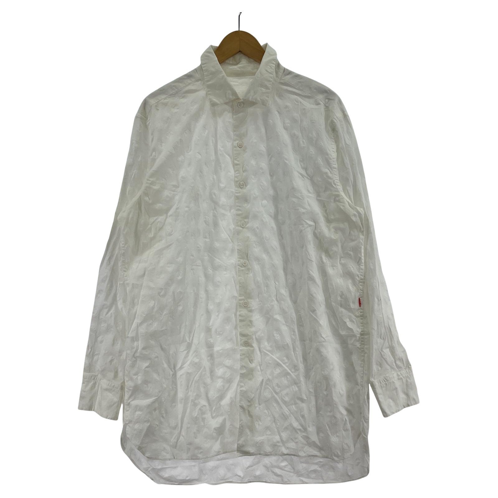 長袖シャツ 18ss ドット LSシャツ S ホワイト S ホワイト