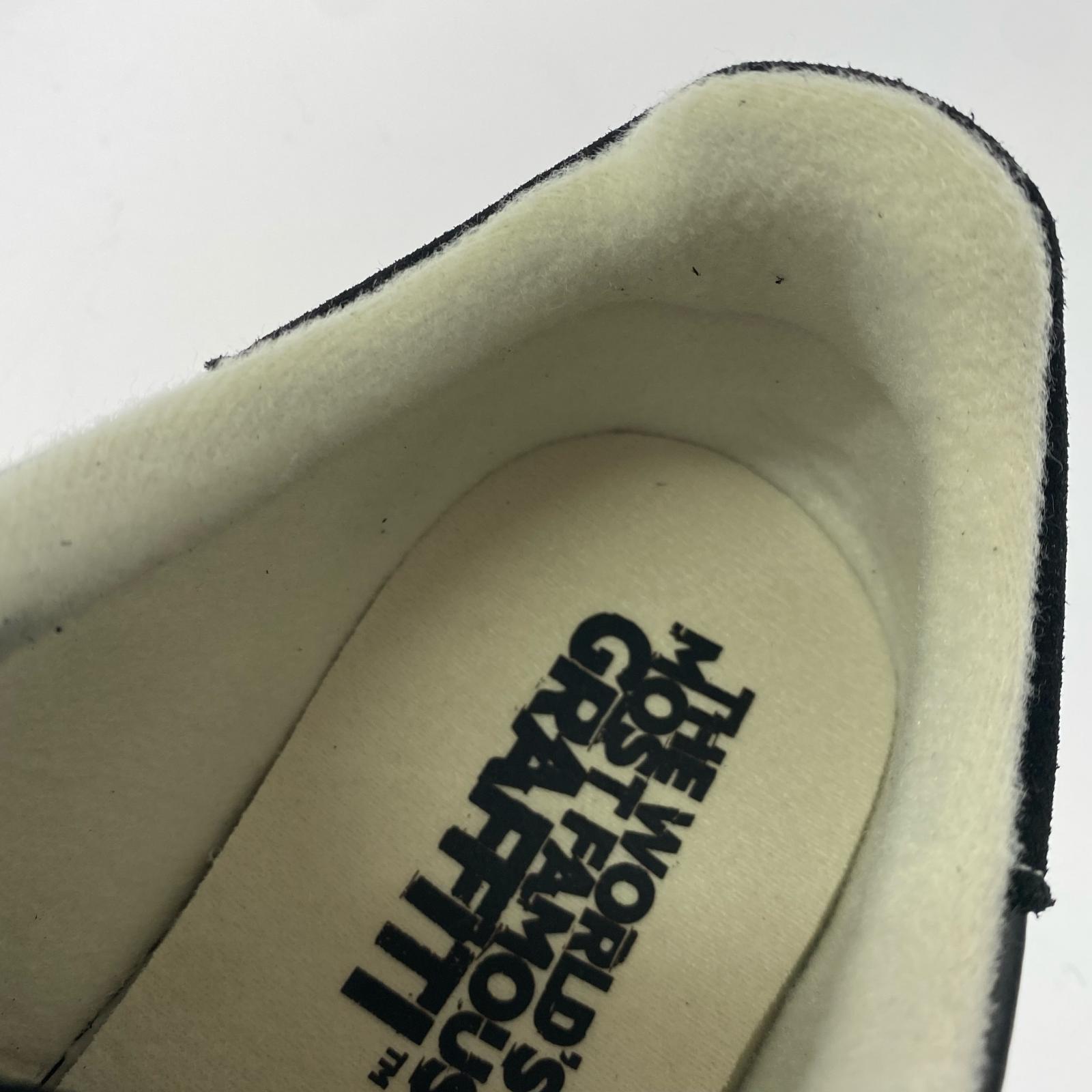 スニーカー にゅBLOW『BRANDALISED』バンクシーグラフィティフォト 27cm (US9 UK8 1/2 EU44) ブラック