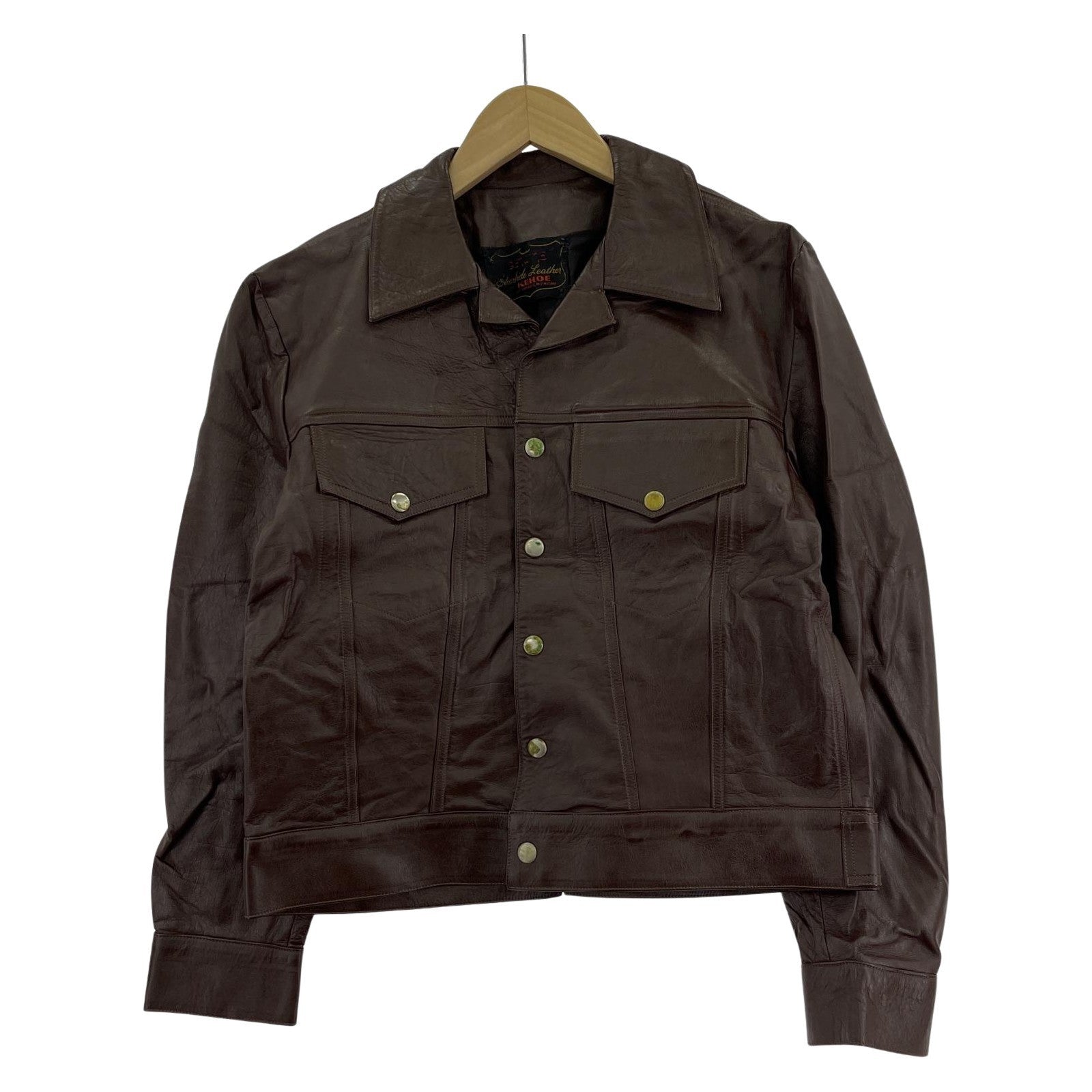 レザージャケット KEHOE 60’S レザージャケット トラッカー茶