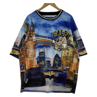 半袖Tシャツ GALFY 染め染めワンちゃんT BLK 大型犬