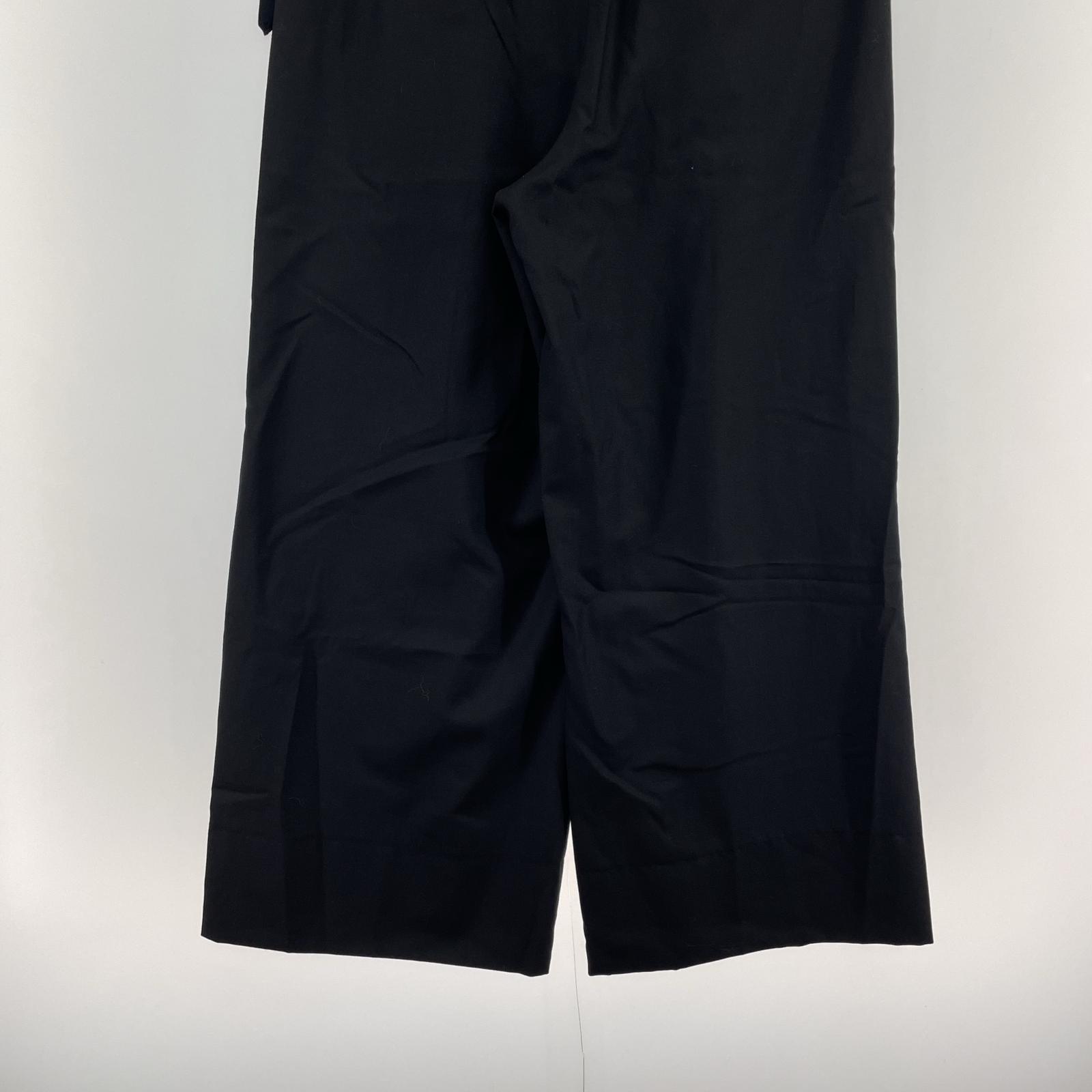 パンツ MARINA YEE DIETRICH Wide-legged pleated trousers S ブラック S ブラック