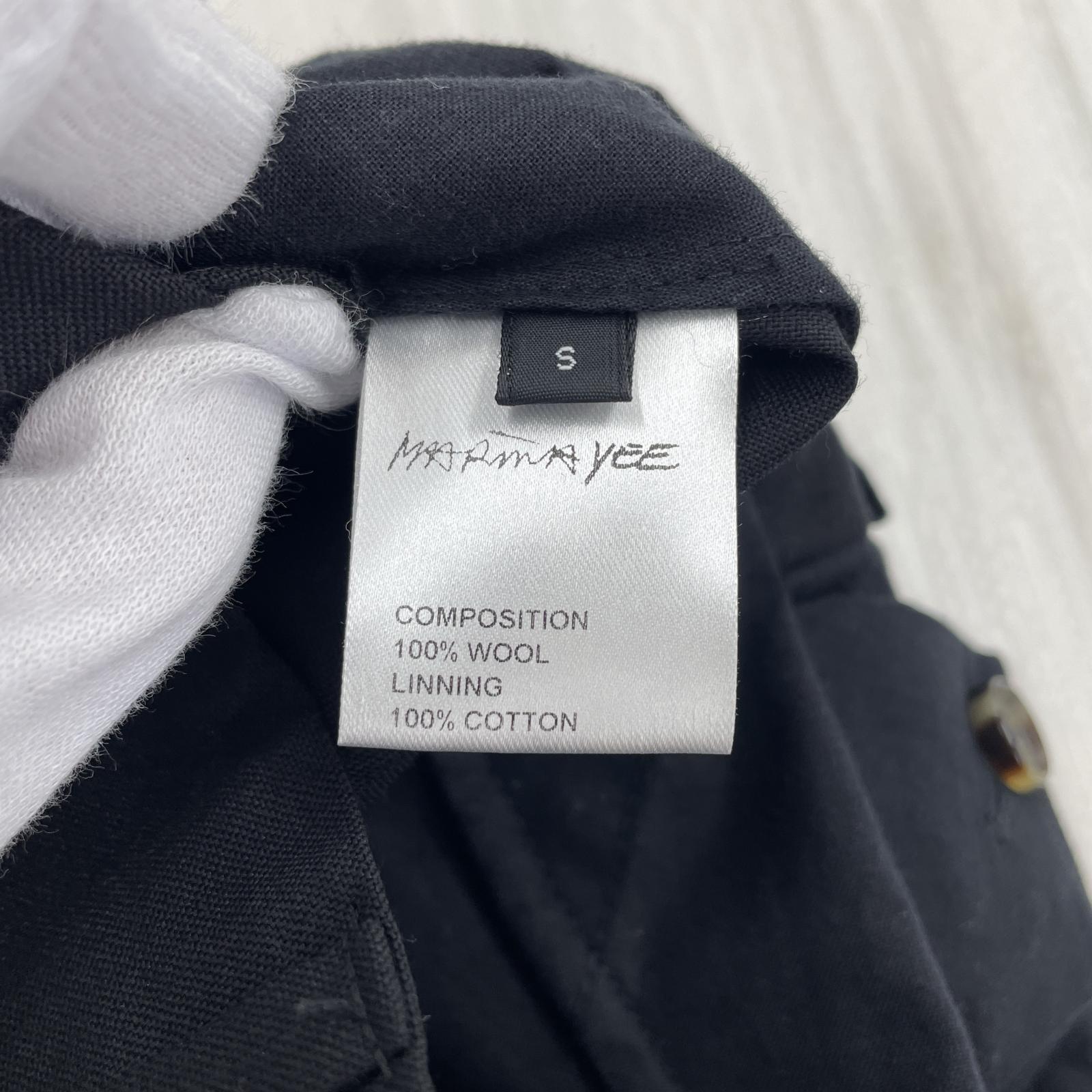 パンツ MARINA YEE DIETRICH Wide-legged pleated trousers S ブラック S ブラック