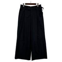 パンツ MARINA YEE DIETRICH Wide-legged pleated trousers S ブラック S ブラック