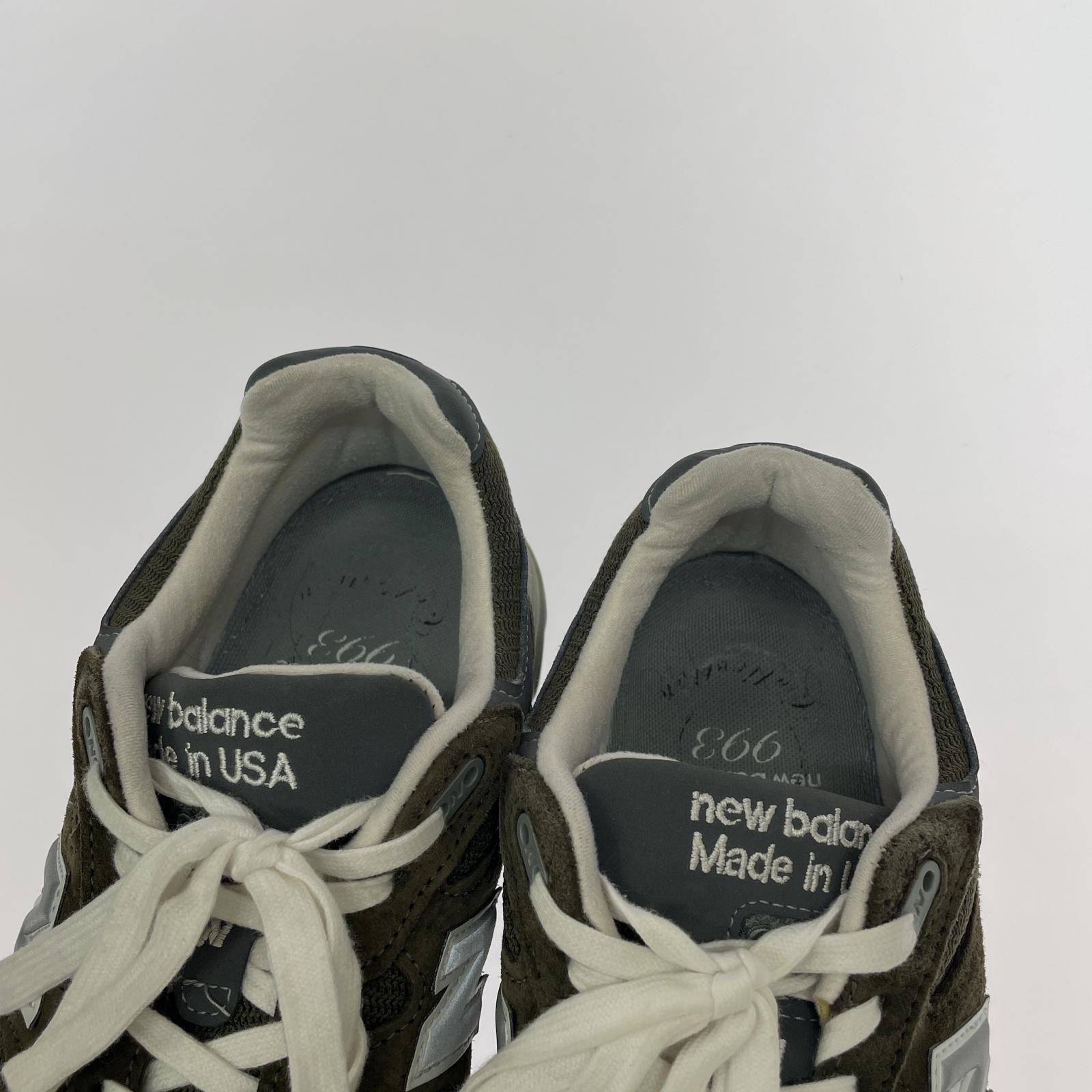 スニーカー NEW BALANCE USA製 MR993MG 26.5cm Military Green 26.5cm (US8 1/2 UK8 EU43)