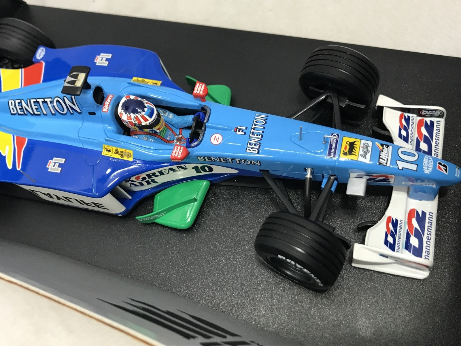 ミニチャンプス 1/18 ベネトン プレイライフ B199 A.ヴルツ スケールカー