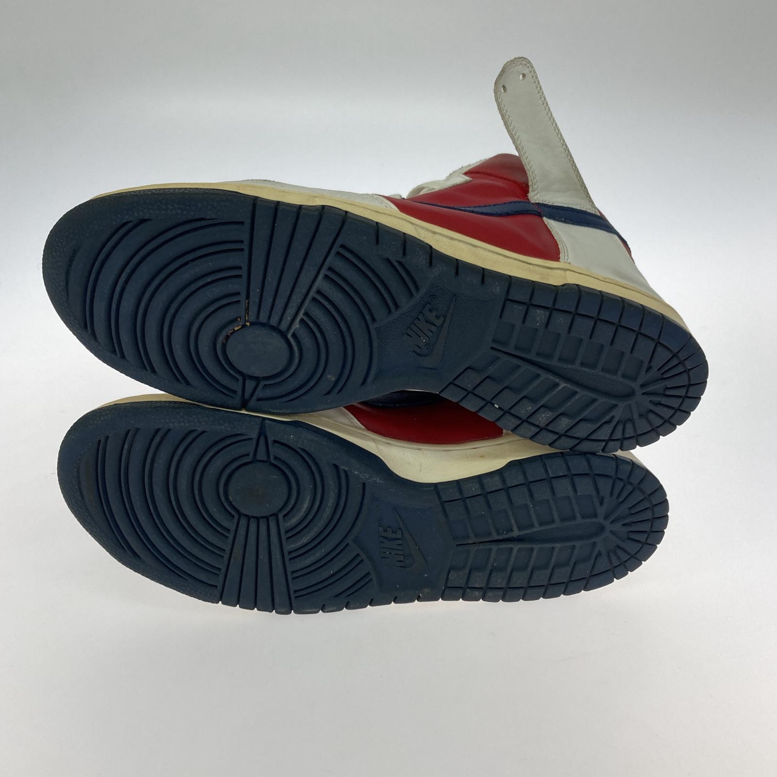 スニーカー DUNK HI RED/BLU 305287-141 30cm (US12 UK11 1/2 EU50)