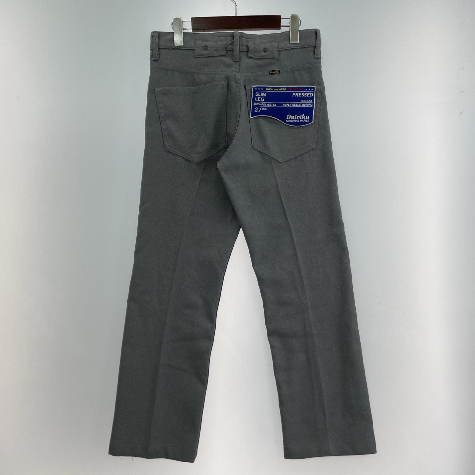 パンツ 21SS Slim Flasher Pressed Pants 21SS-B-9 27 グレー