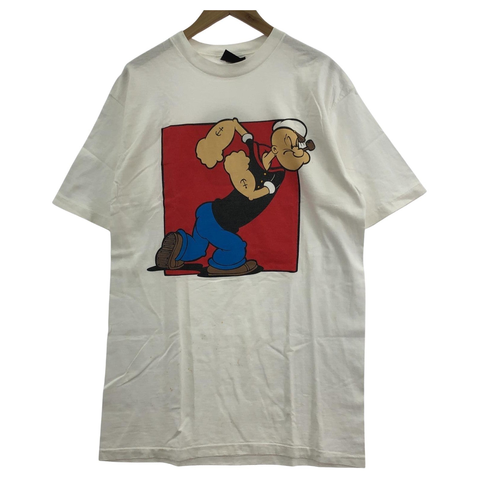 半袖Tシャツ 90s Scene Not Herd POPEYE Tシャツ L ホワイト