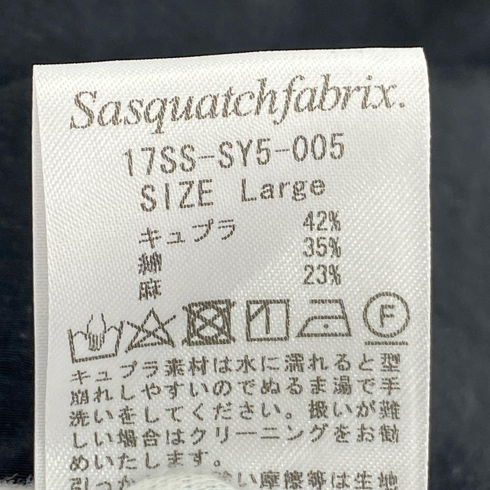 半袖シャツ S/Sシャツ/BLK/17SS L ブラック