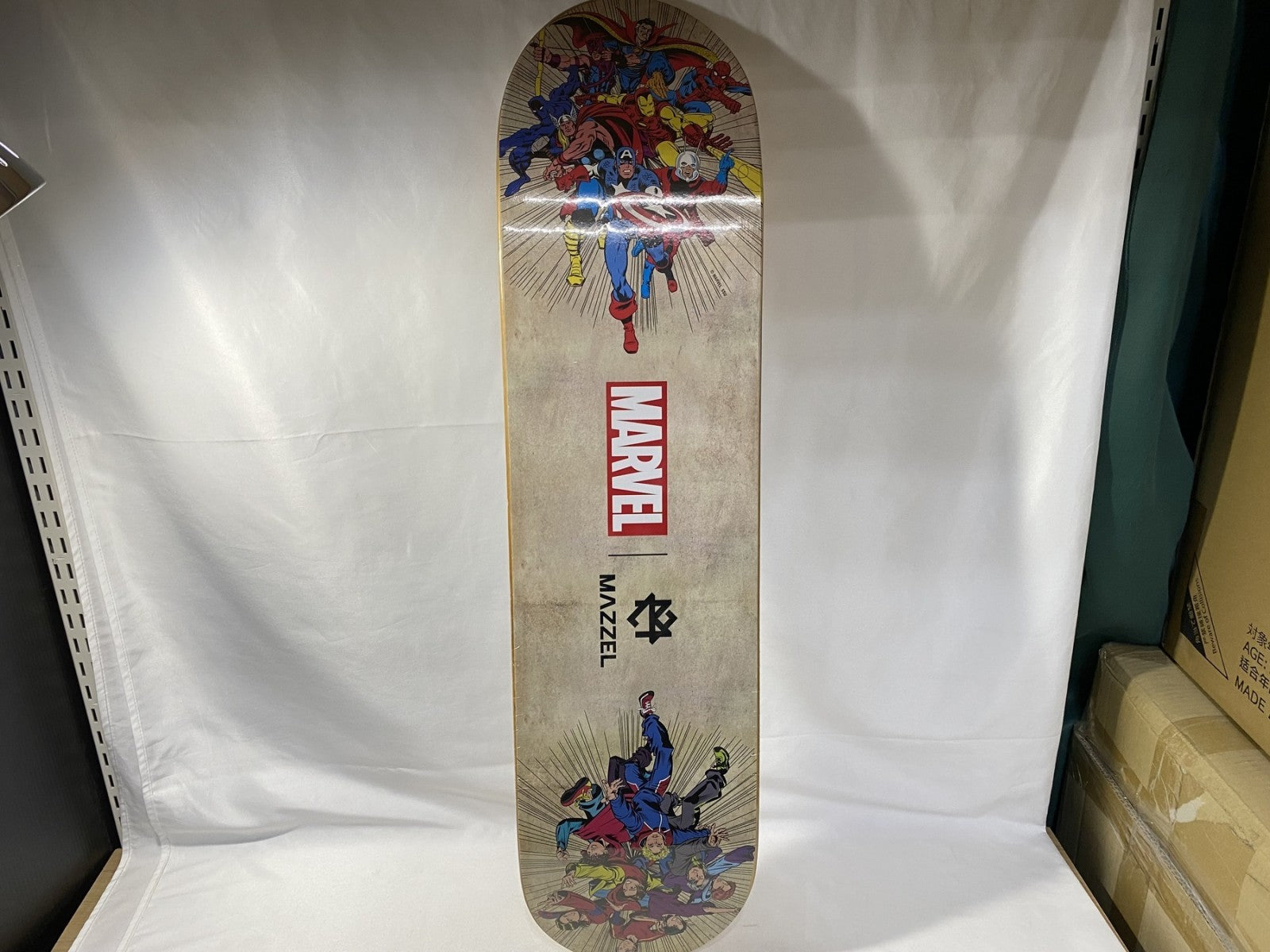 MARVEL×MAZZEL スケートボードデッキ フィギュア/グッズ