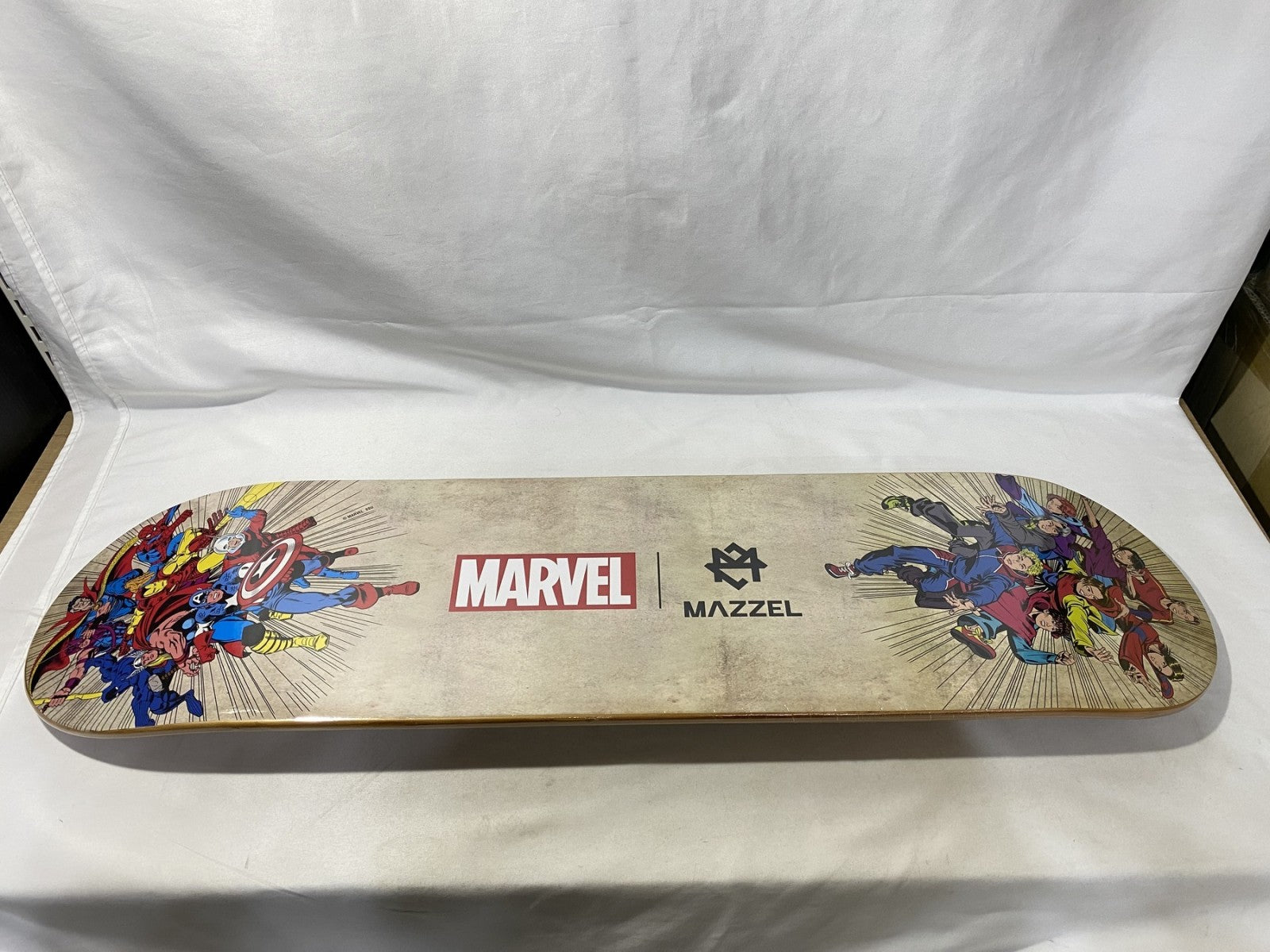 MARVEL×MAZZEL スケートボードデッキ フィギュア/グッズ