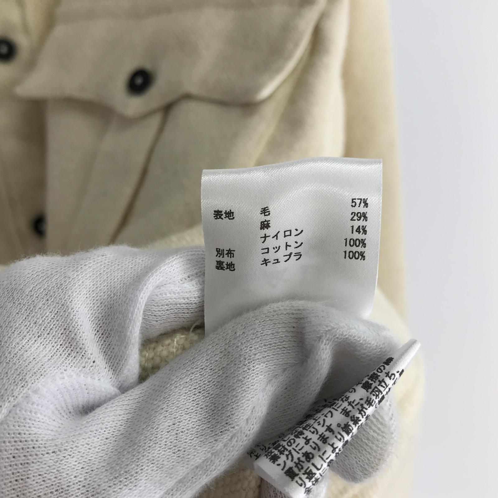 その他アウター エポレットフランネルシャツ/39 39 ホワイト