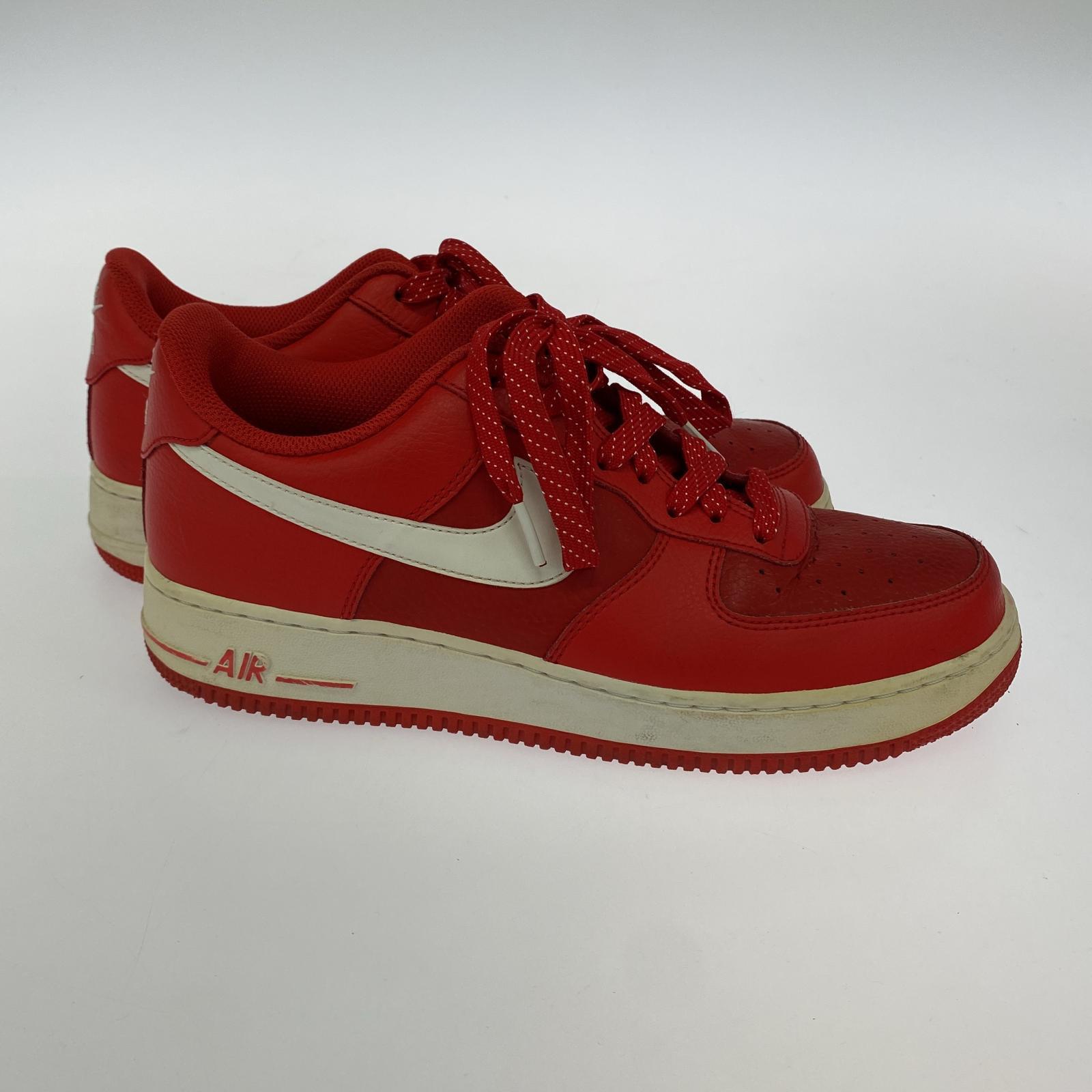スニーカー NIKE AIR FORCE 1 LOW UNIVERSITYRED 820266-606 (27) 27cm (US9 UK8 1/2 EU44) レッド