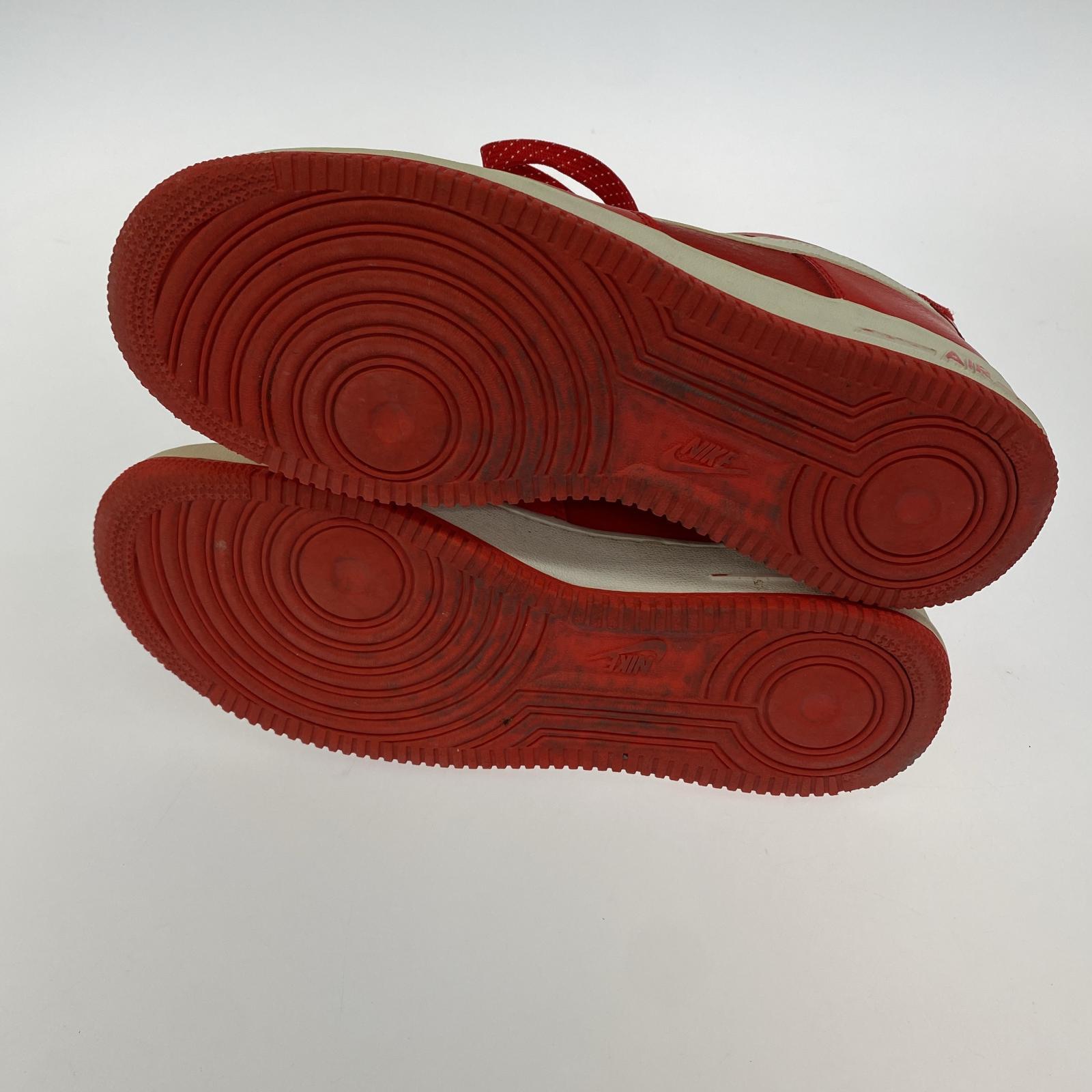 スニーカー NIKE AIR FORCE 1 LOW UNIVERSITYRED 820266-606 (27) 27cm (US9 UK8 1/2 EU44) レッド