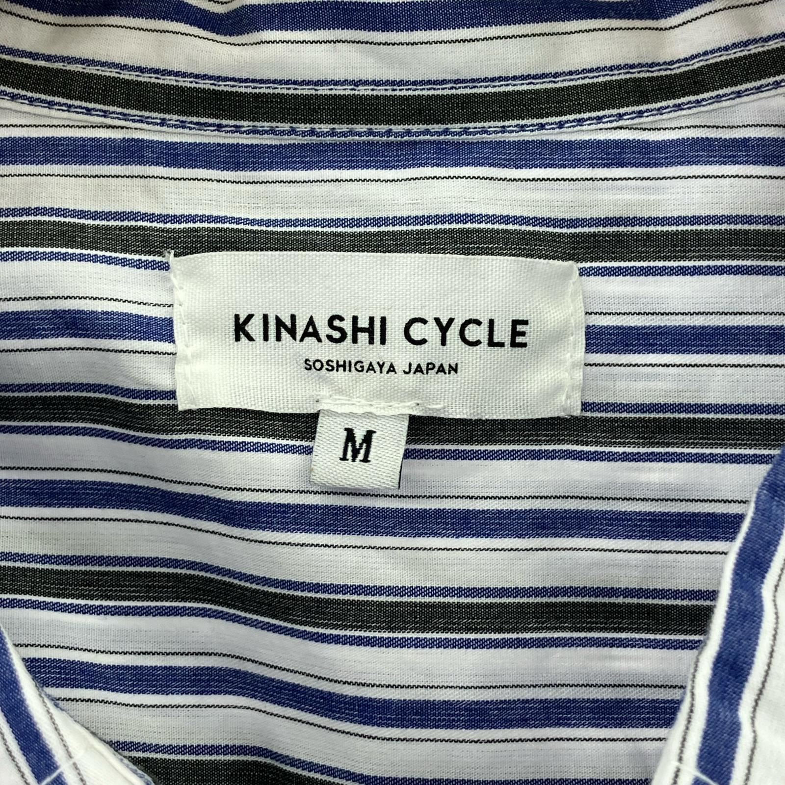 長袖シャツ KINASHI CYCLE ストライプ (M) M