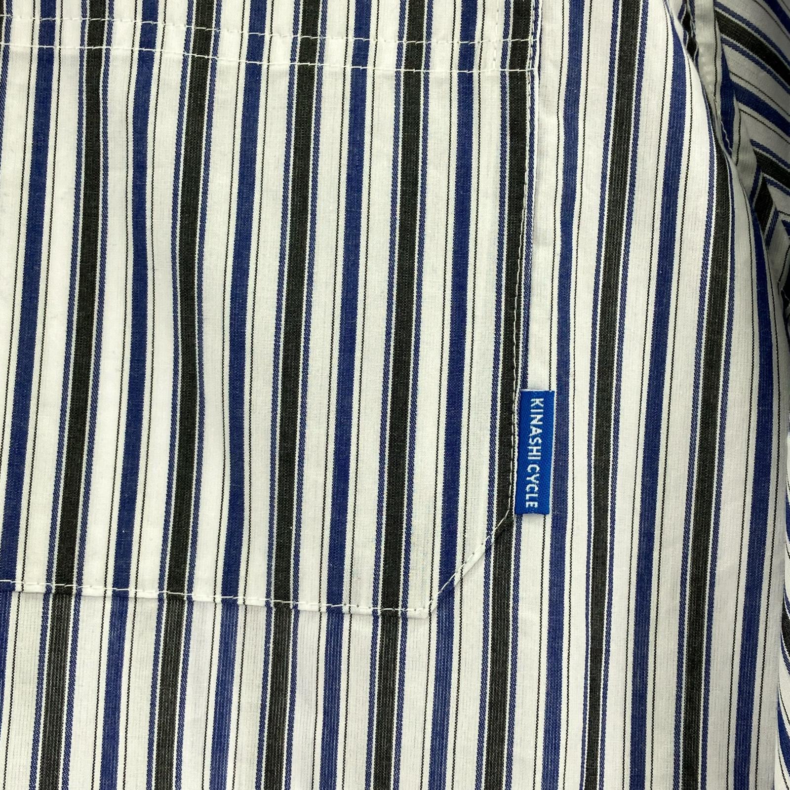 長袖シャツ KINASHI CYCLE ストライプ (M) M
