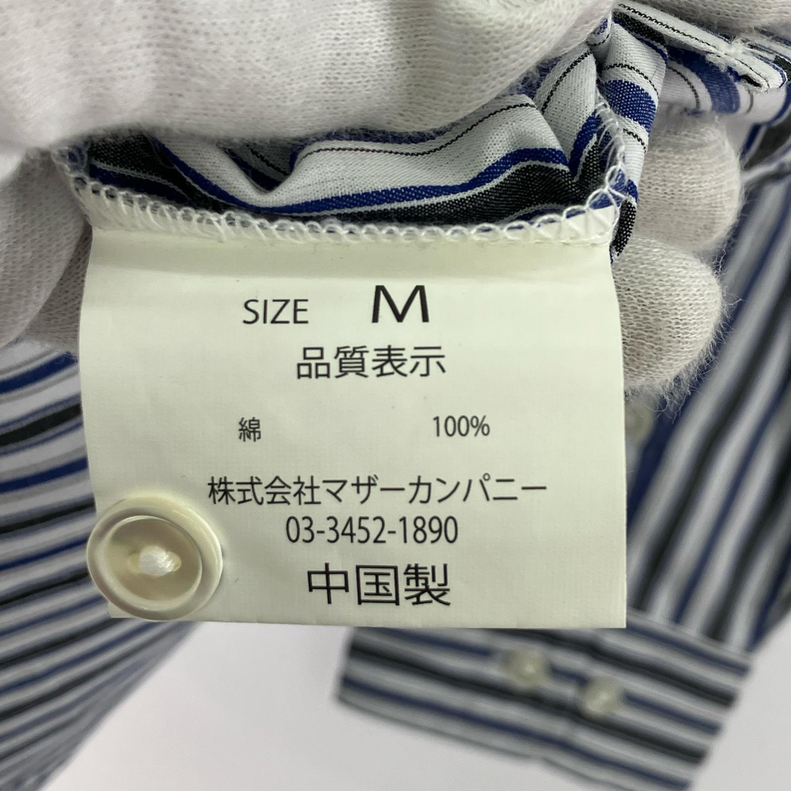 長袖シャツ KINASHI CYCLE ストライプ (M) M