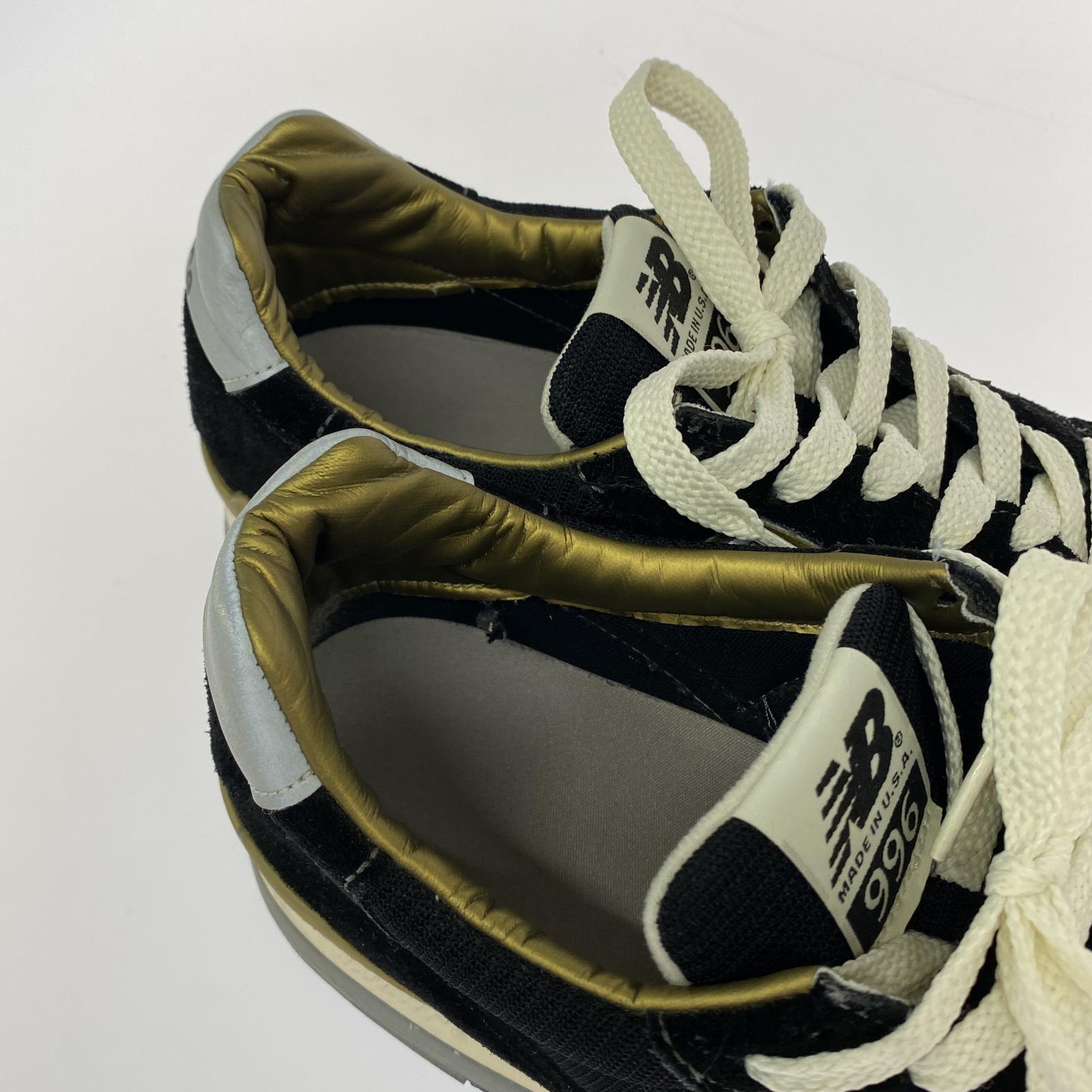 スニーカー NEW BALANCE ML996EK 黒 USA製 (28.5) 28.5cm (US10 1/2 UK10 EU47) ブラック