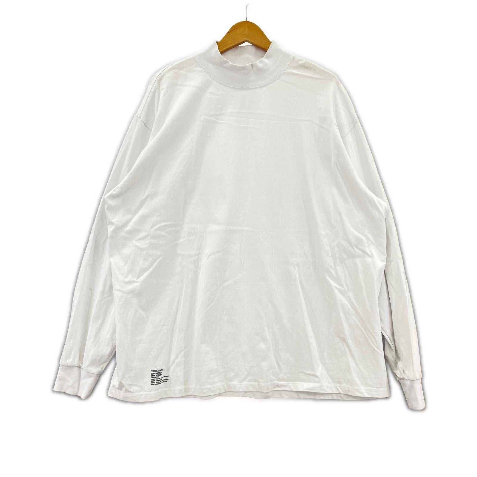 長袖Tシャツ FreshService モックネック L/S Tee F ホワイト L ホワイト