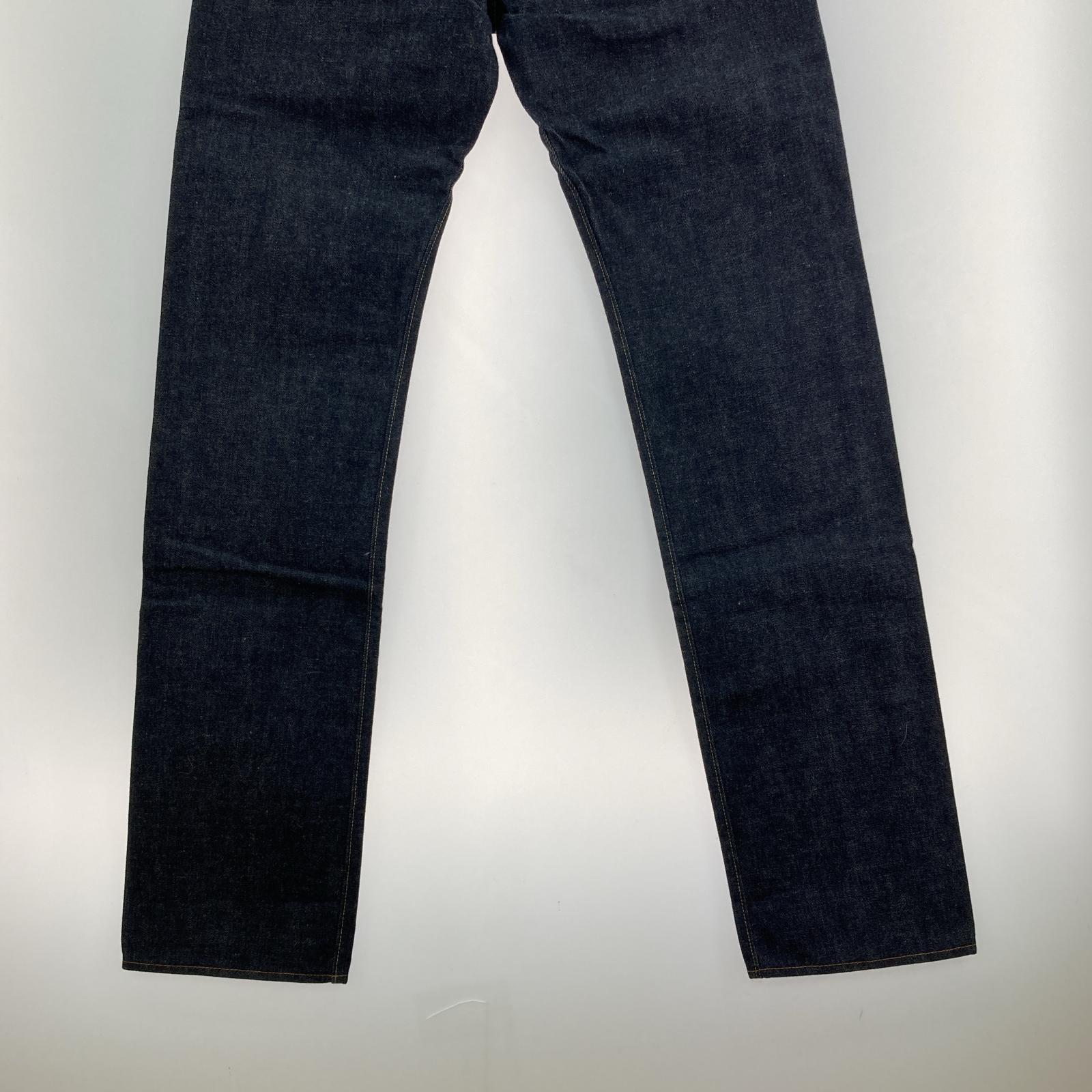 デニムパンツ 赤耳 リジット W27 27 ネイビー