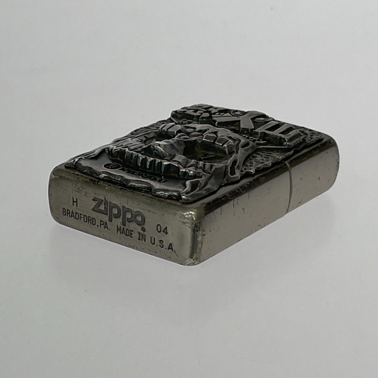 ライター 怒火山 ZIPPO シルバー