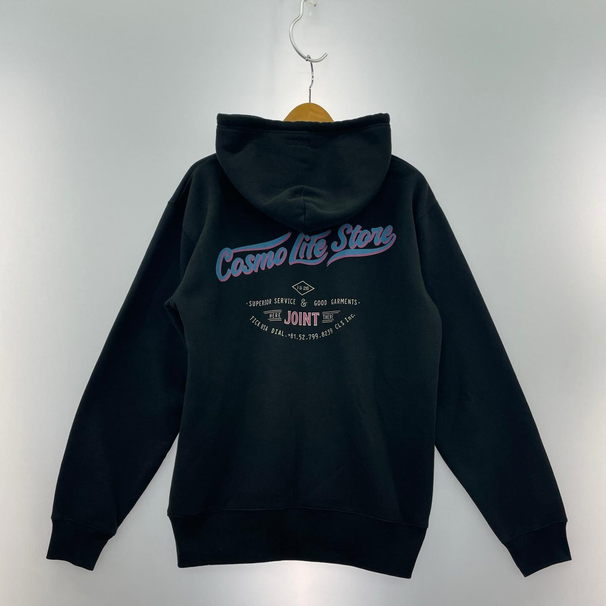 パーカー cls.inc motel 黒 M ブラック