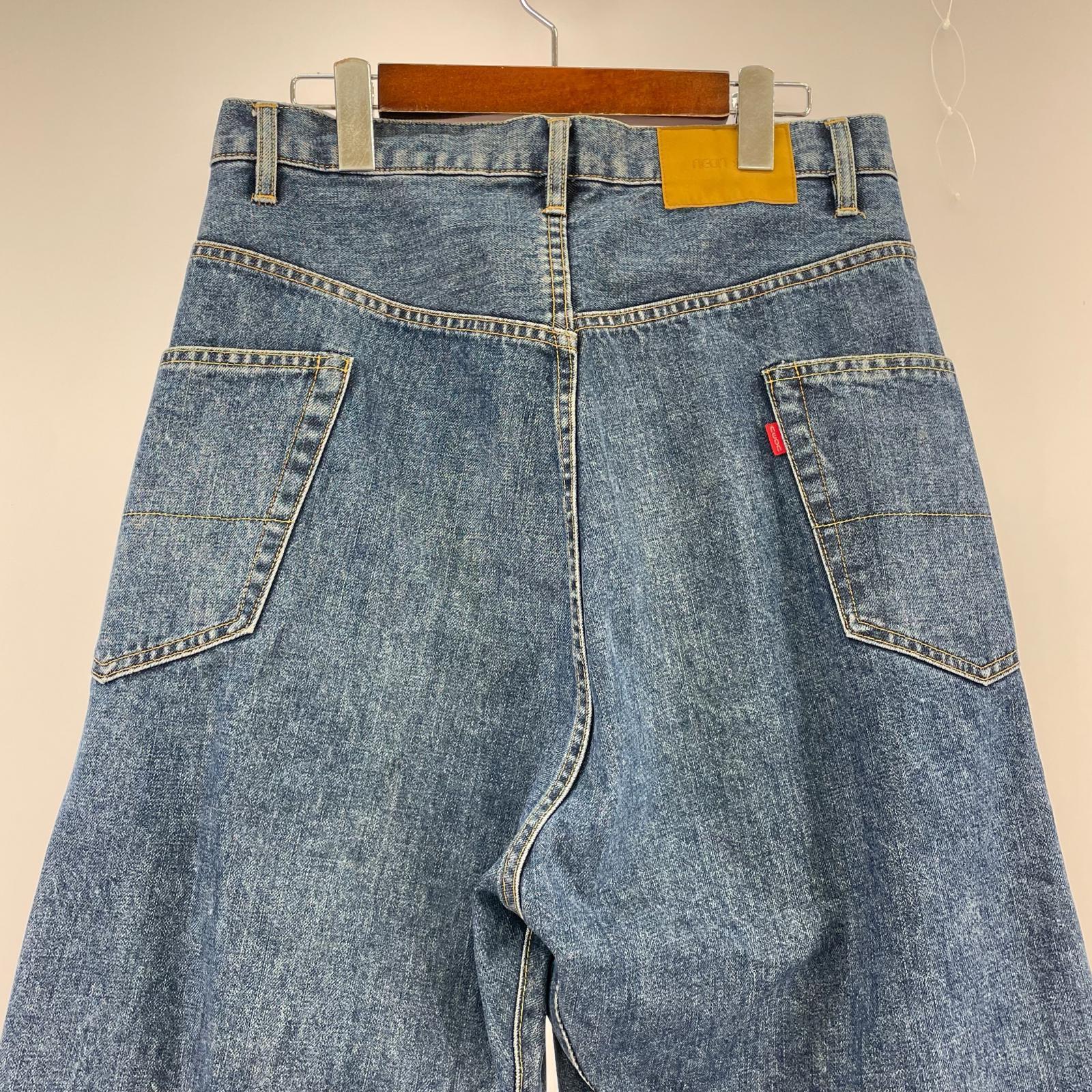 デニムパンツ NEON SIGN CHICANO DENIM SLACKS デニムパンツ 46 ブルー 46 ブルー
