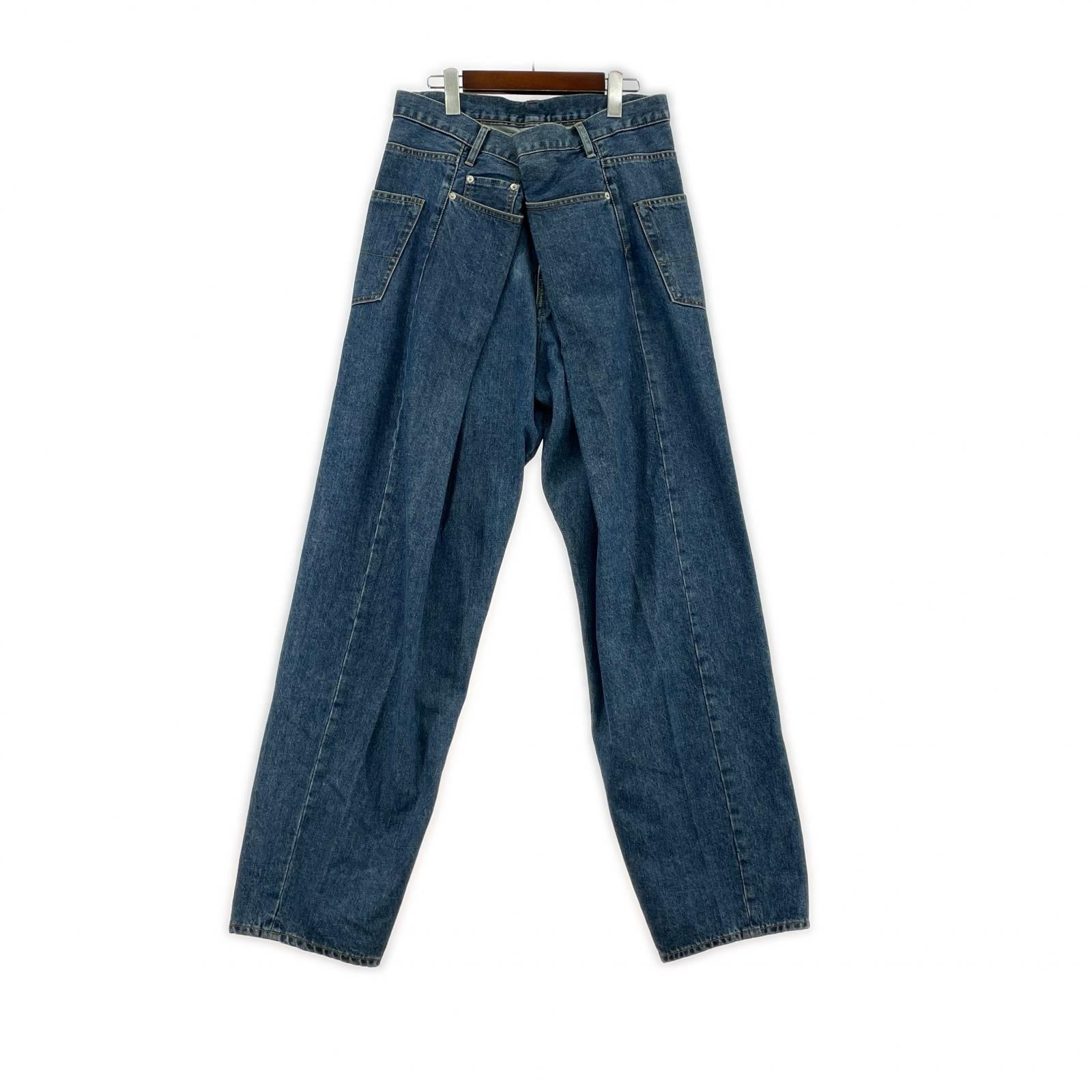 デニムパンツ NEON SIGN CHICANO DENIM SLACKS デニムパンツ 46 ブルー 46 ブルー