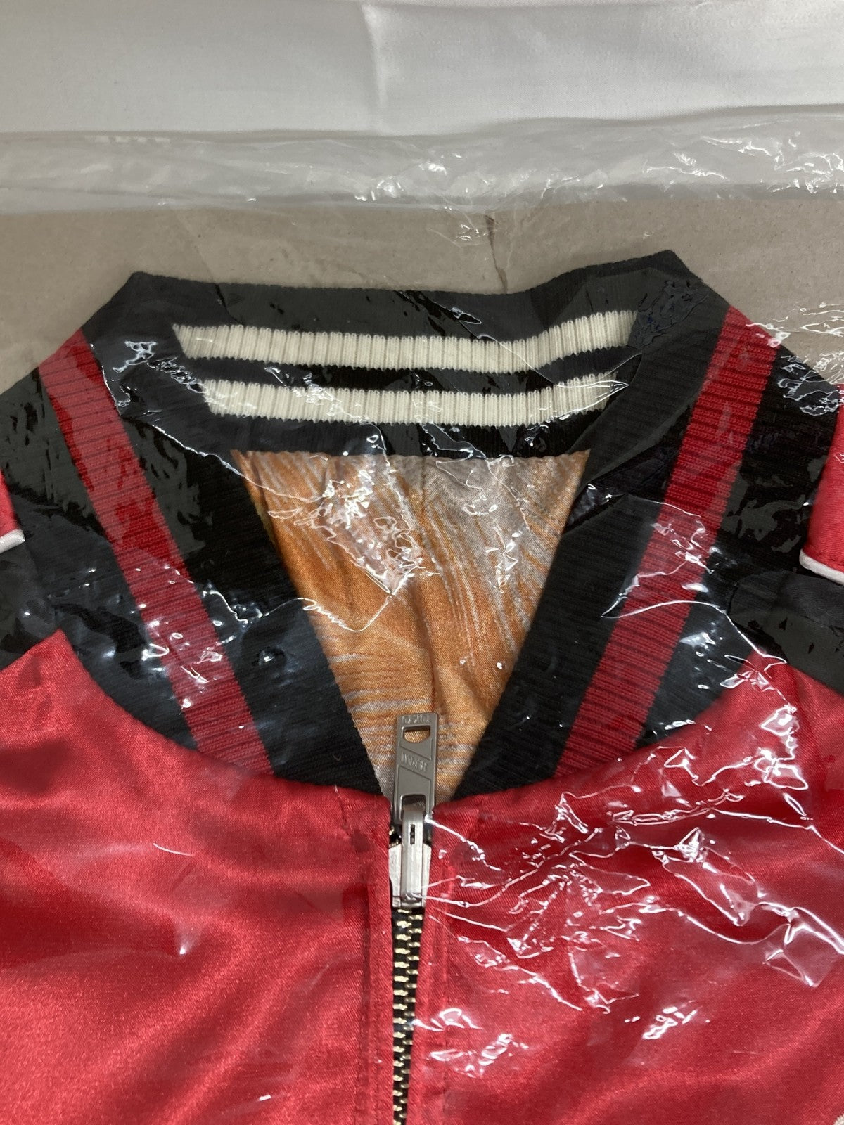 ジャイアント馬場 スカジャン(鳳凰ガウン) レッド×ブラック その他小物