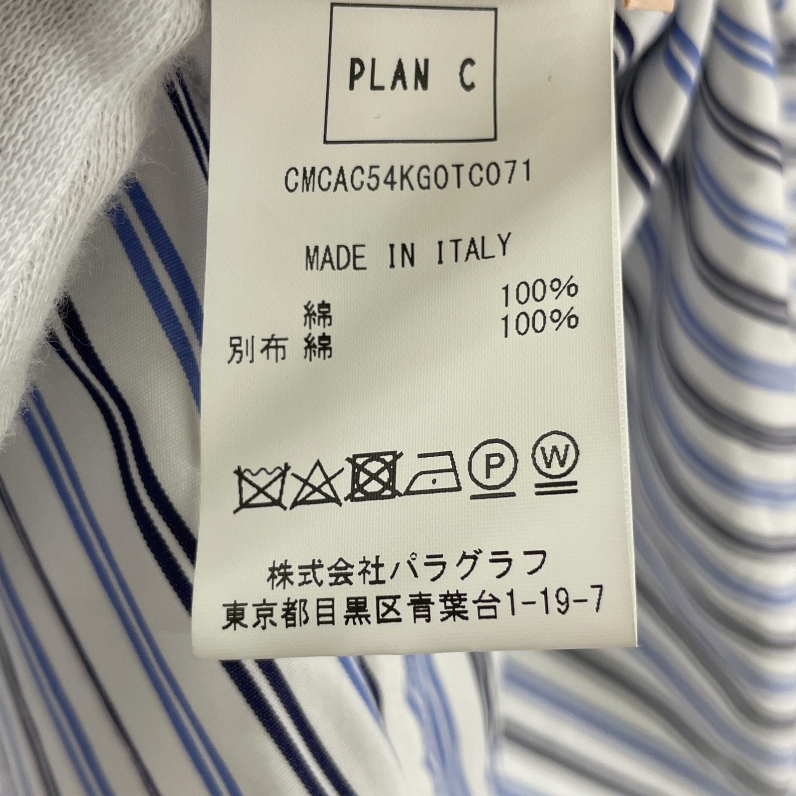 長袖シャツ cmcac54kgotco ストライプ、Fレイヤード、 36