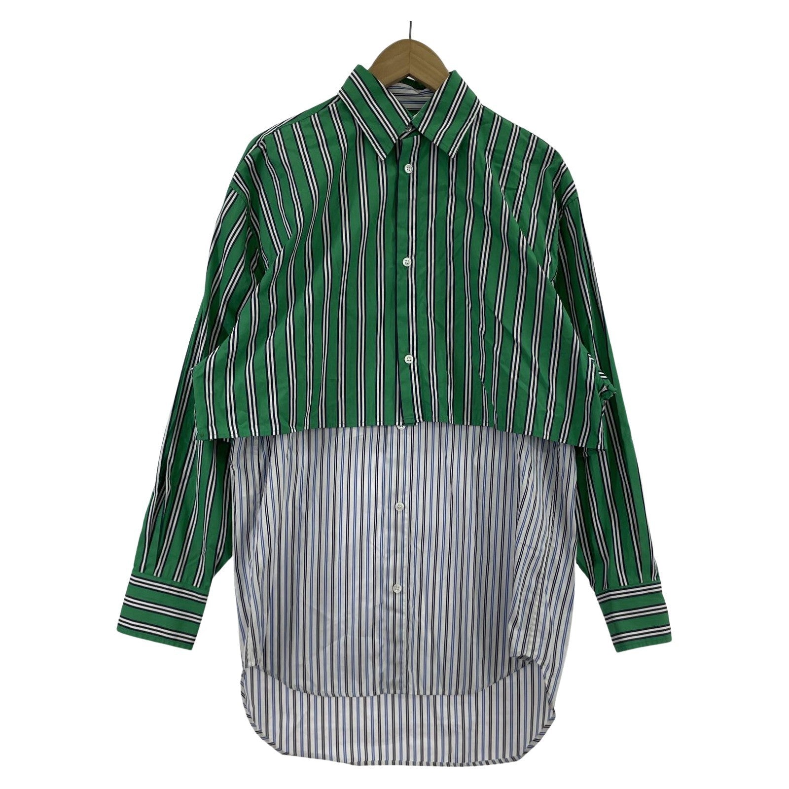 長袖シャツ cmcac54kgotco ストライプ、Fレイヤード、 36