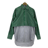 長袖シャツ cmcac54kgotco ストライプ、Fレイヤード、 36