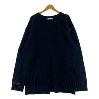 ニット クラッシュセーター BLK (3) 3 ブラック