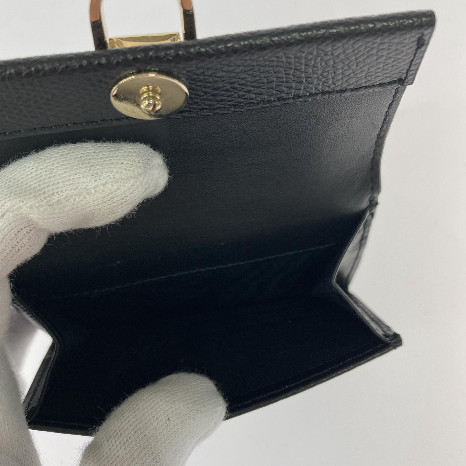 コンパクトウォレット FURLA コンパクトウォレット ミスミミ/三つ折り財布/BLK ブラック