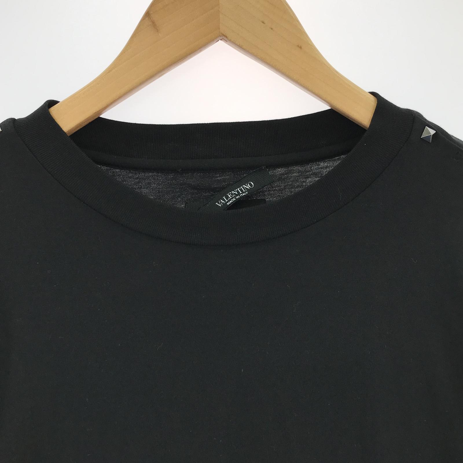 半袖Tシャツ UV3MG08X3LE ショルダースタッズ 黒 L ブラック