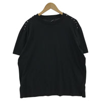 半袖Tシャツ UV3MG08X3LE ショルダースタッズ 黒 L ブラック