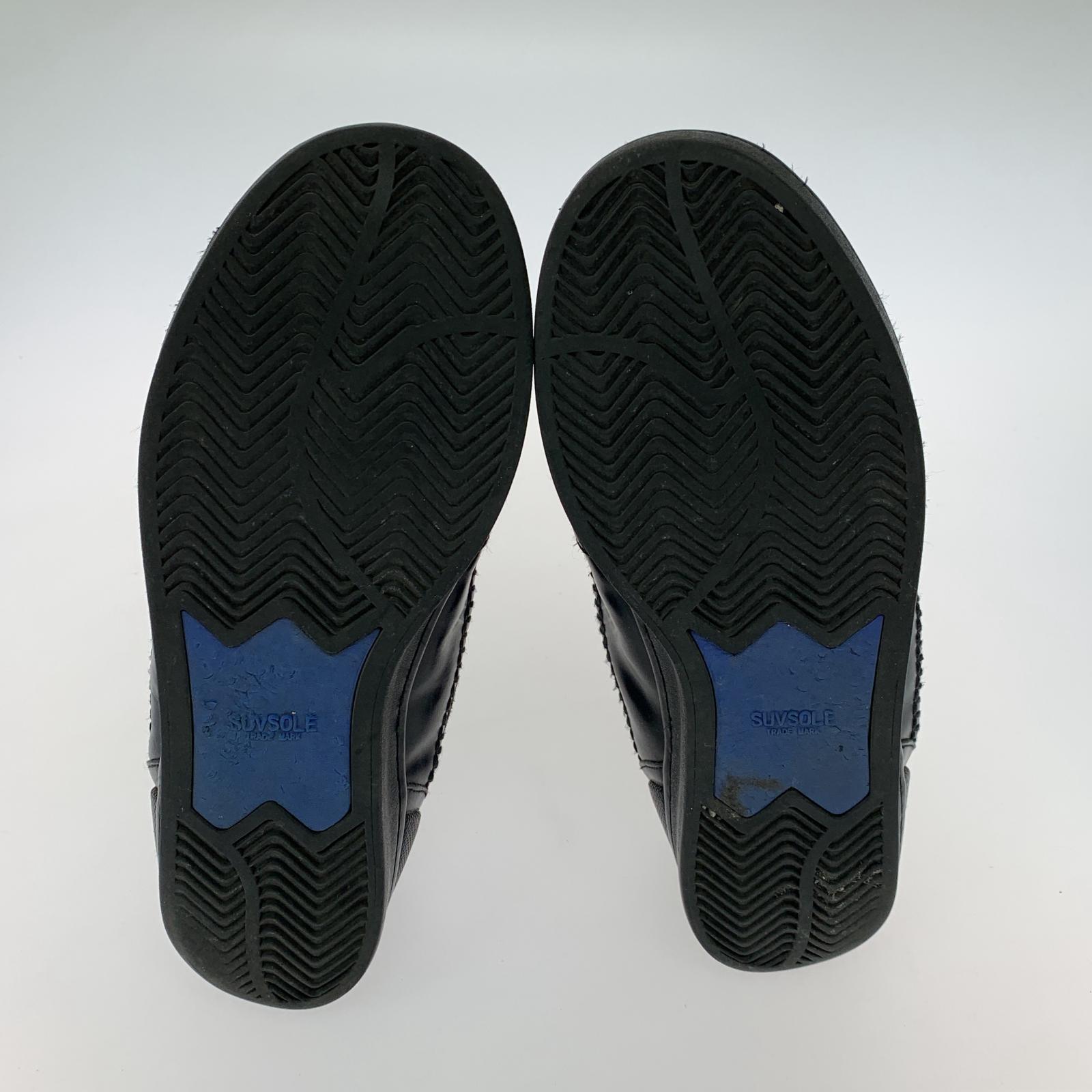 シューズ SUVSOLE×RADIALL 型押しスリッポン黒 27cm 27cm (US9 UK8 1/2 EU44) ブラック
